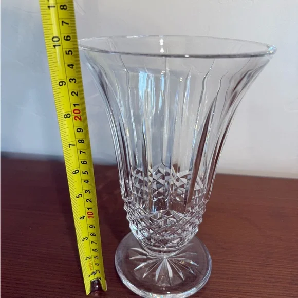 Vintage Iconic Waterford Lismore Crystal Flared Footed Vase. 10” - Picture 4 of 6